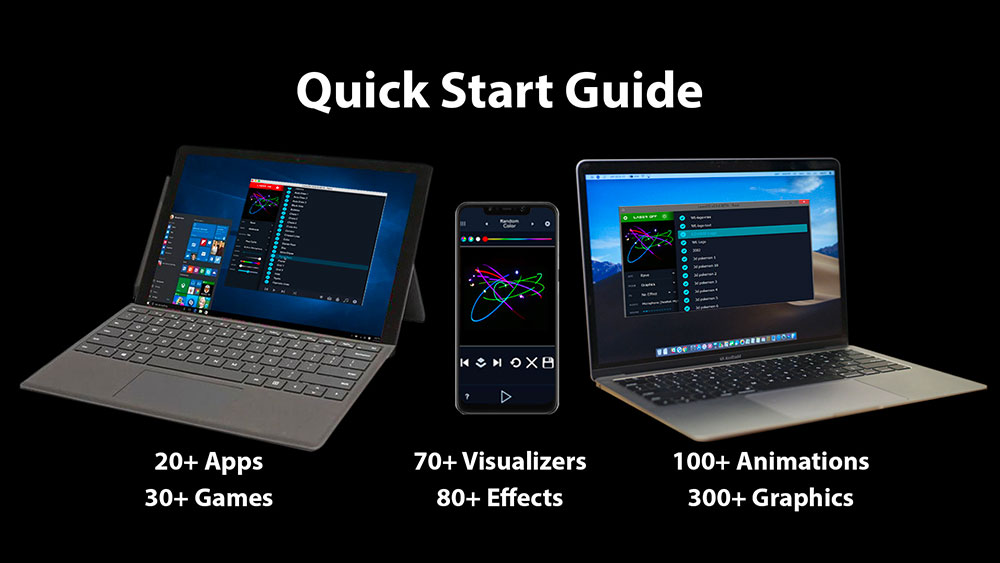 Portable Laser Show LaserCube Wicked Lasers